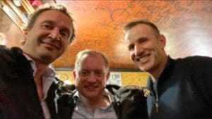 Adam, Glenn and Eric in Cambridge